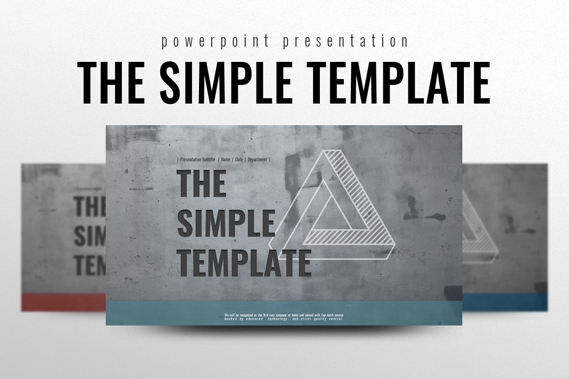 CONCRETE POWERPOINT TEMPLATE example image 1