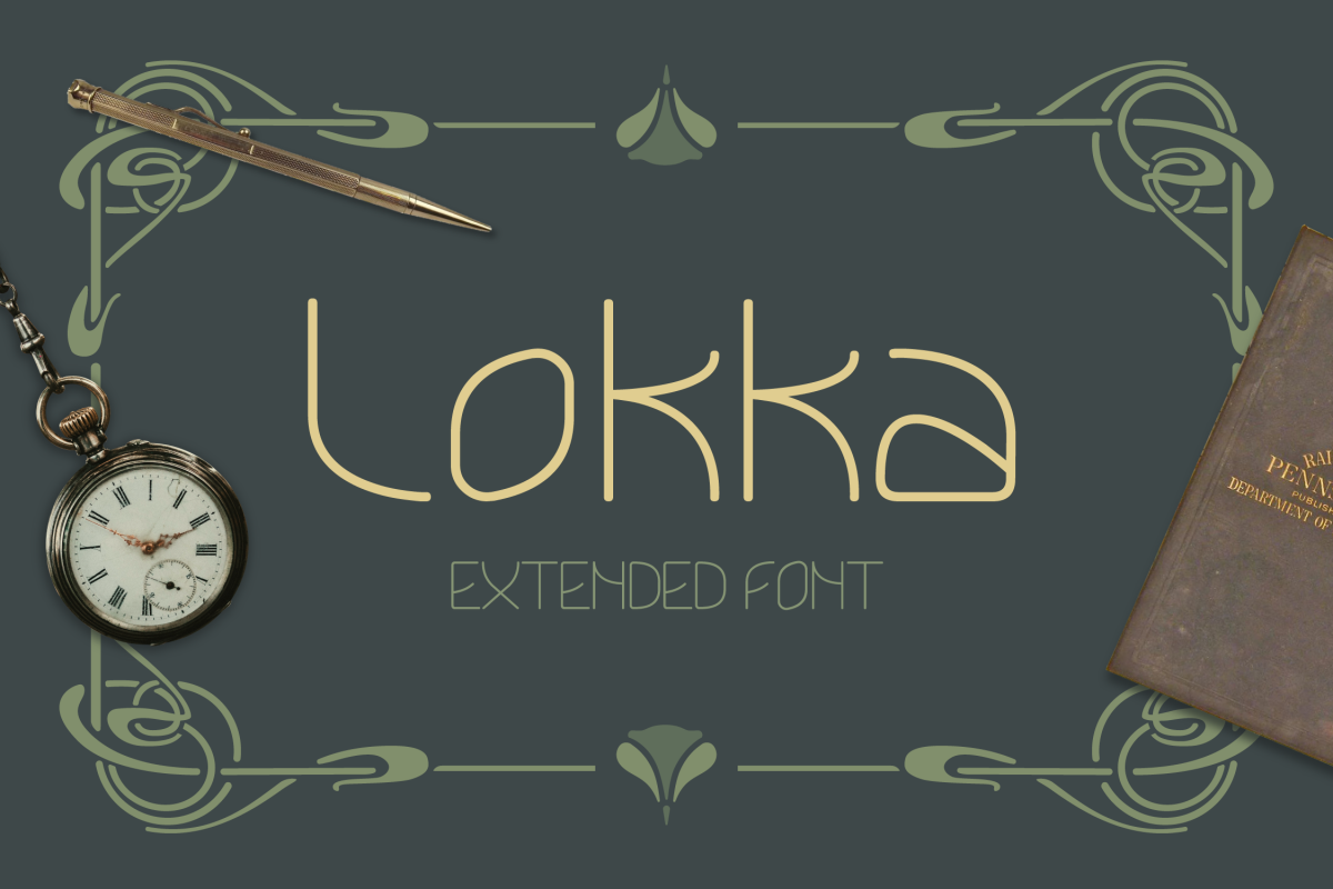 Lokka Extended Font example image 1