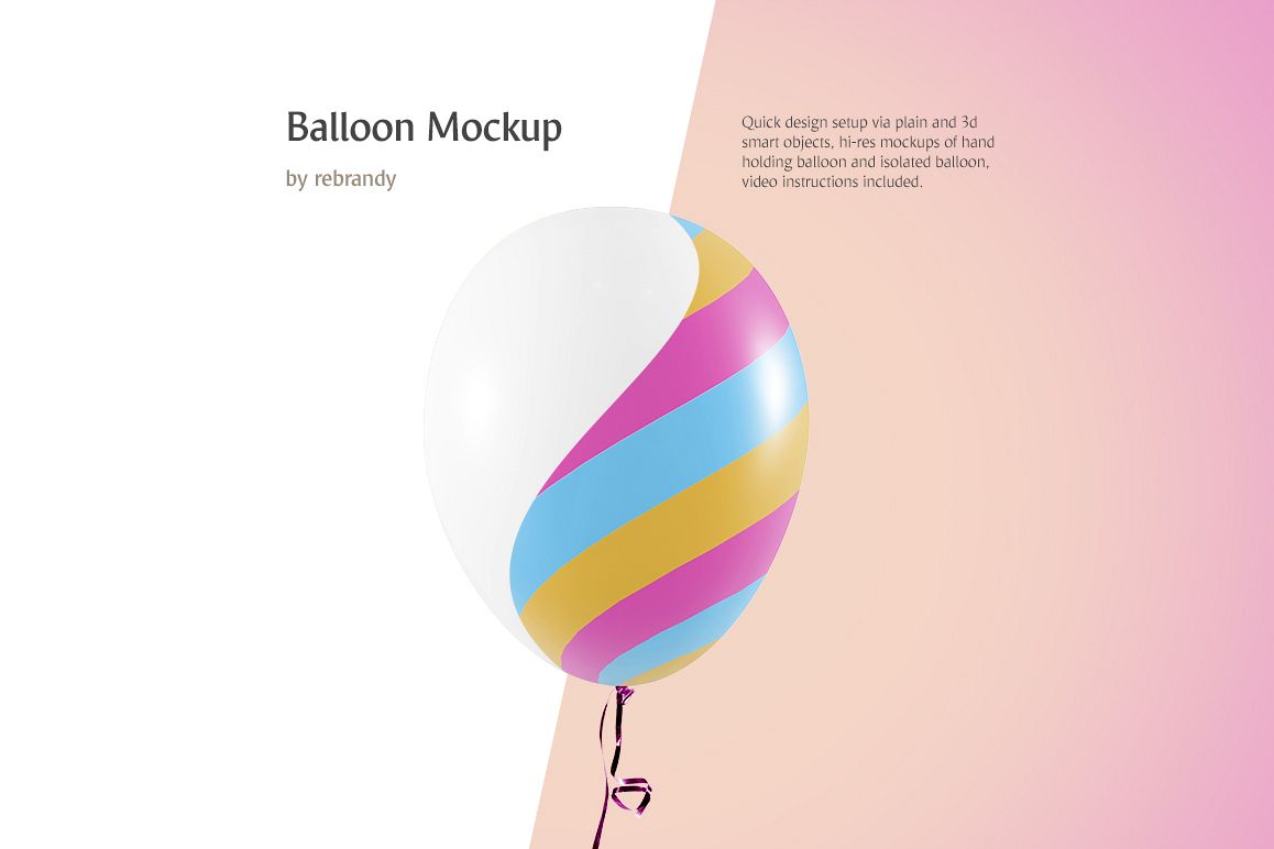 Balloon Mockup example image 1