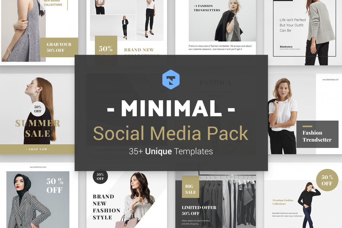 Minimal Social Packs v. 01 example image 1