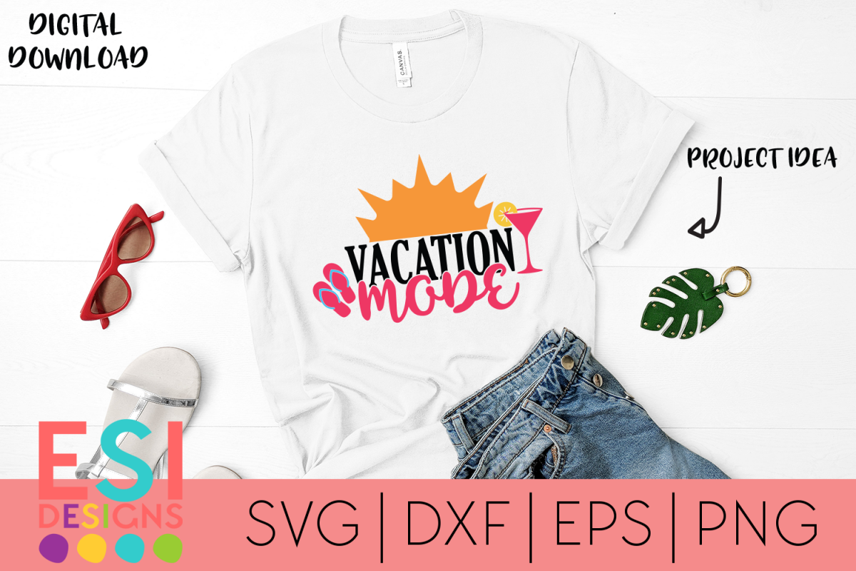 Summer Beach SVG | Vacation Mode example image 1