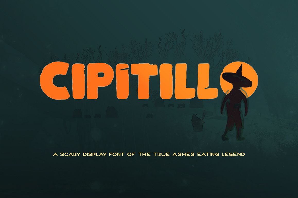 Cipitillo Scary Font example image 1