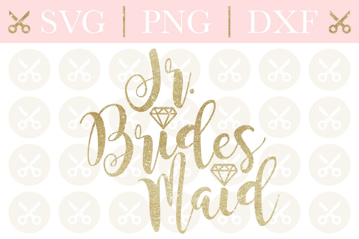 Junior Bridesmaid Svg Wedding Svg Jr. Bridesmaid Svg example image 1