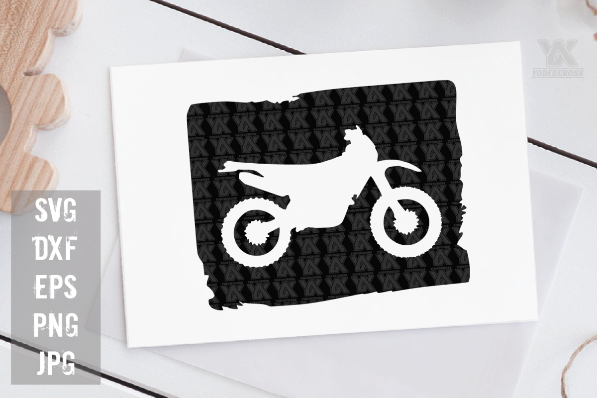 Dirtbike SVG example image 1