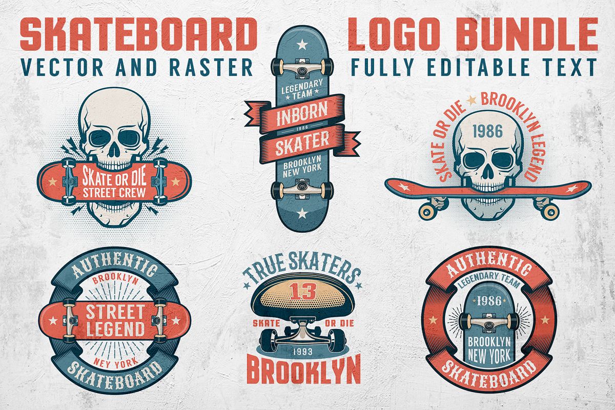 skateboard logos