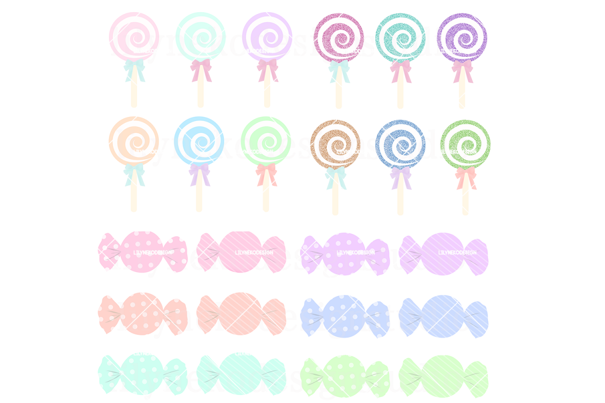 Candy Clipart Illustrations example image 1