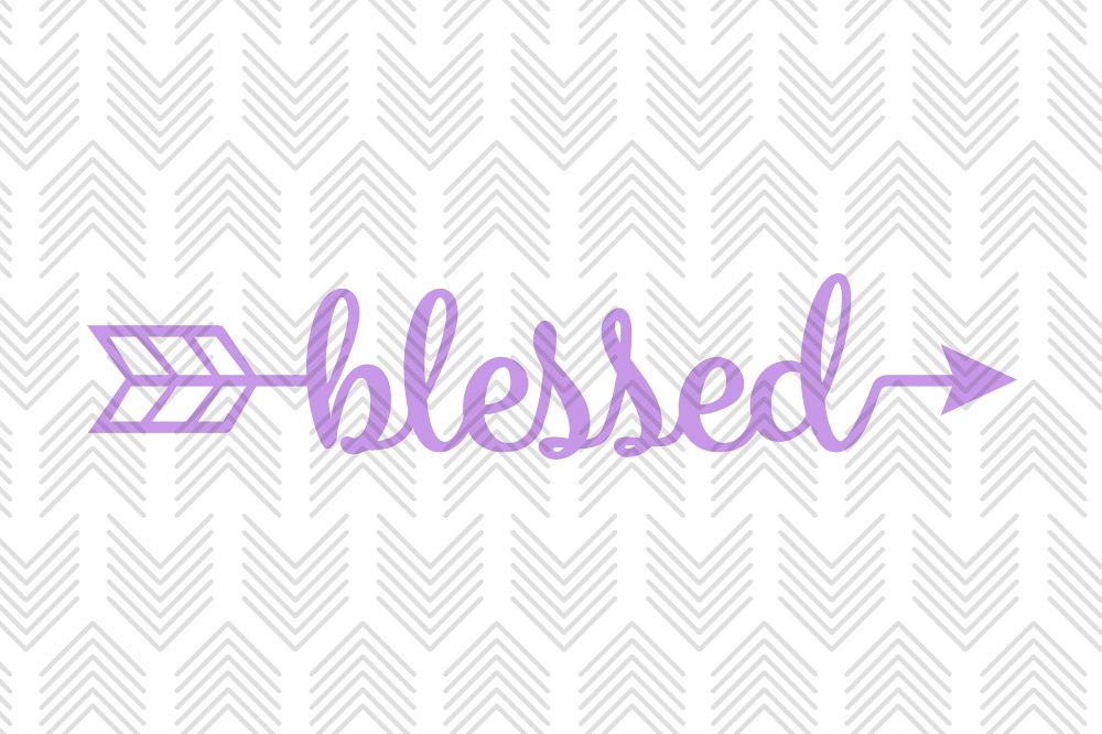 Blessed Arrow - SVG, AI, EPS, PDF, DXF & PNG FILES example image 1