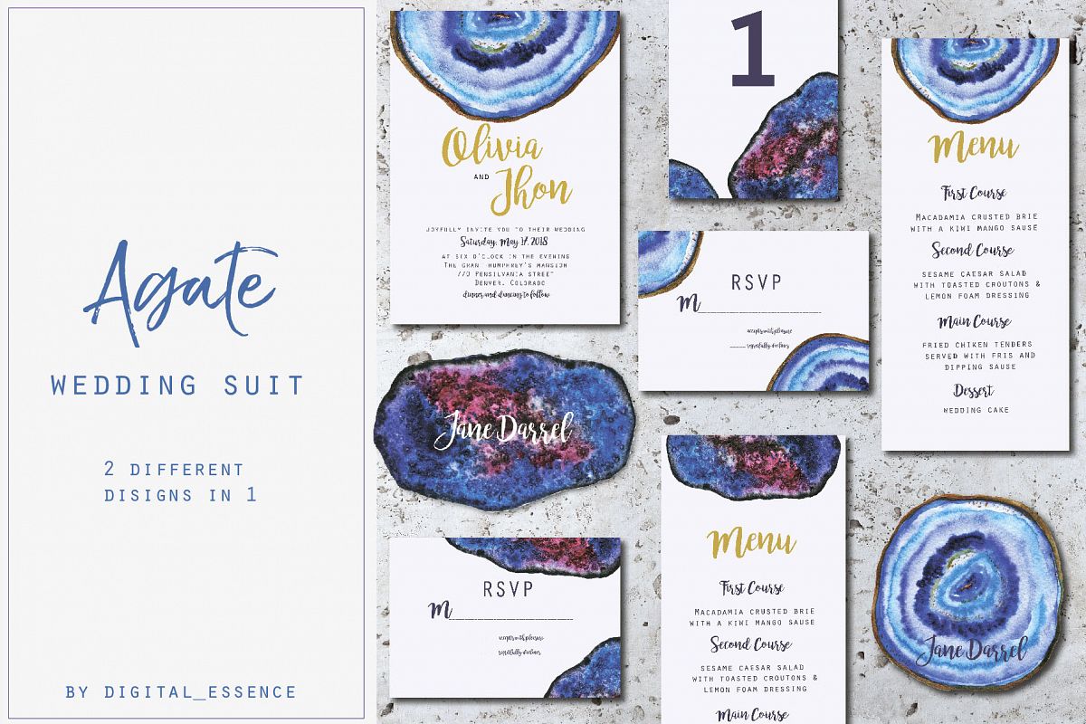 Agate wedding suit example image 1