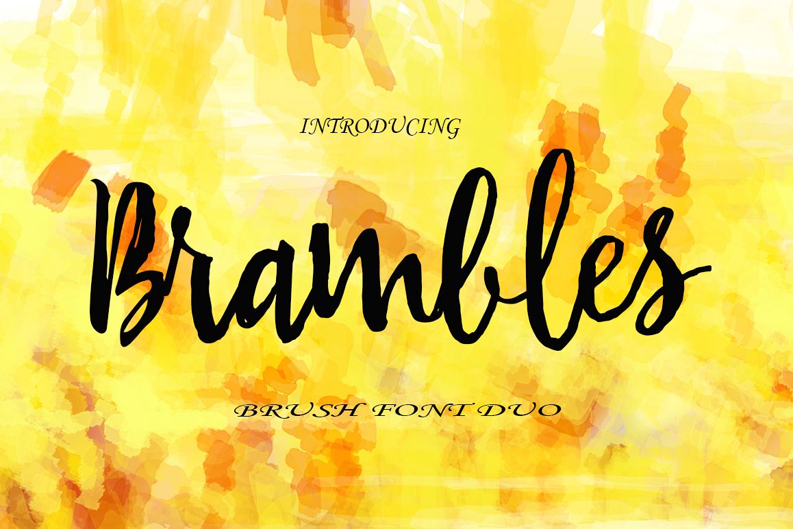 Brambles Font Duo example image 1