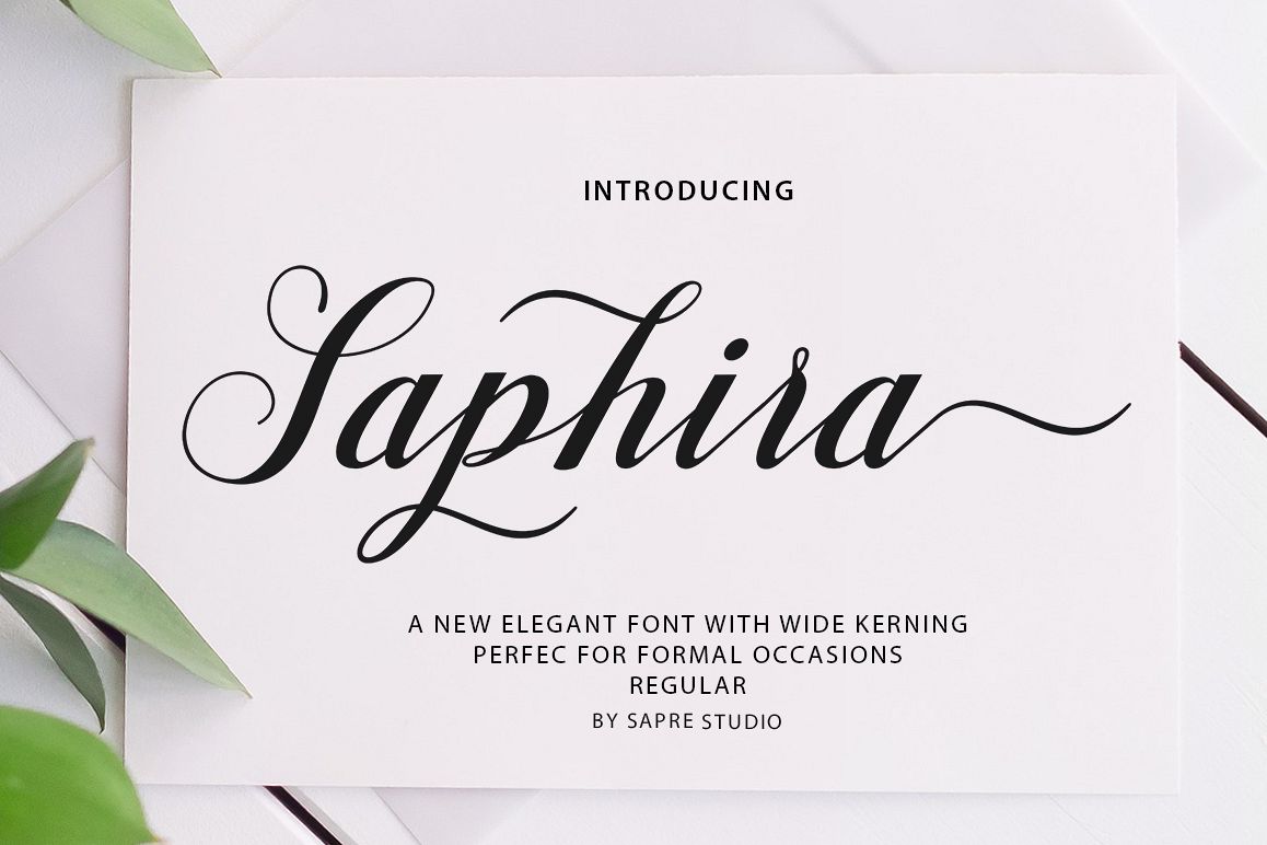 Saphira Script example image 1