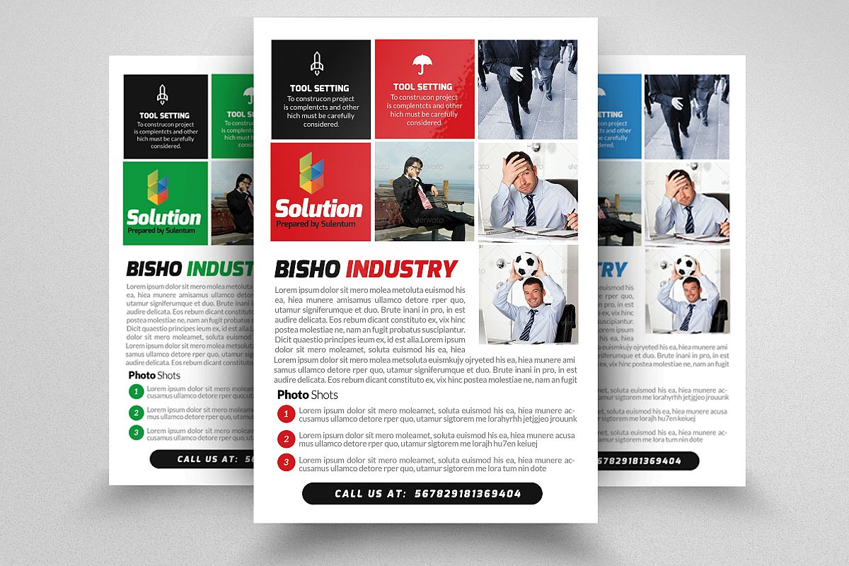 Business Marketing Management Flyers example image 1