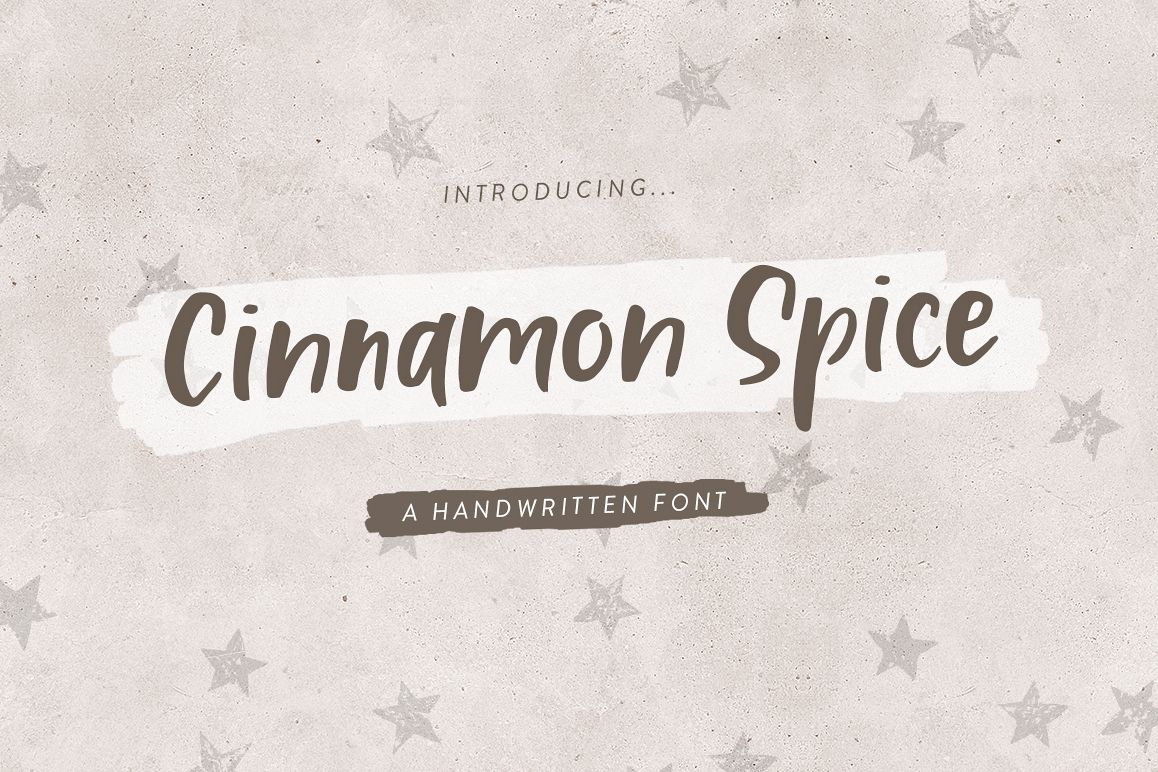 Cinnamon Spice - Handwritten Font example image 1