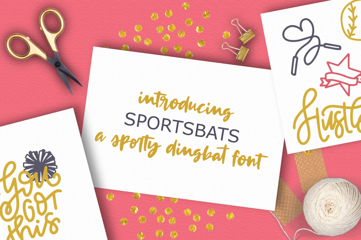 SPORTSBATS - Sporty Dingbats & Catchwords example image 1