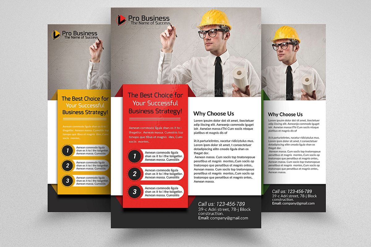 Civil Engineer & Architect Business Flyer example image 1
