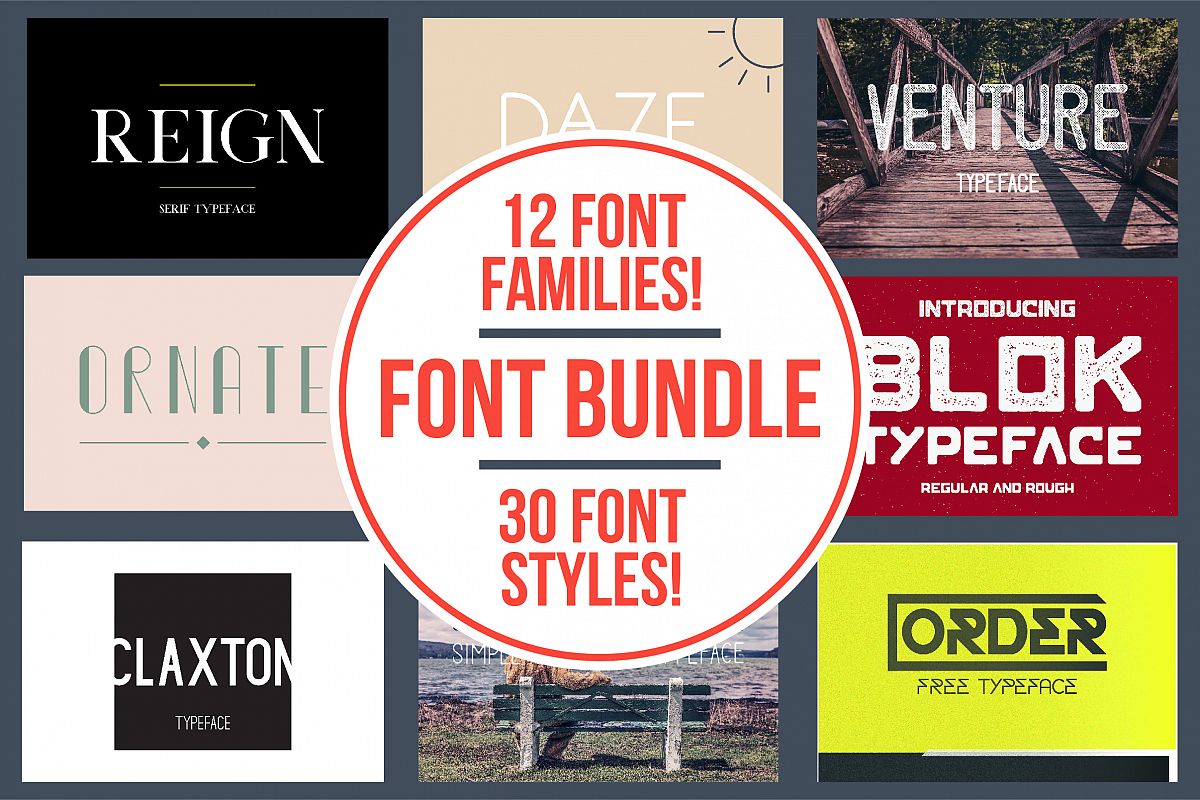 Typeface Bundle example image 1