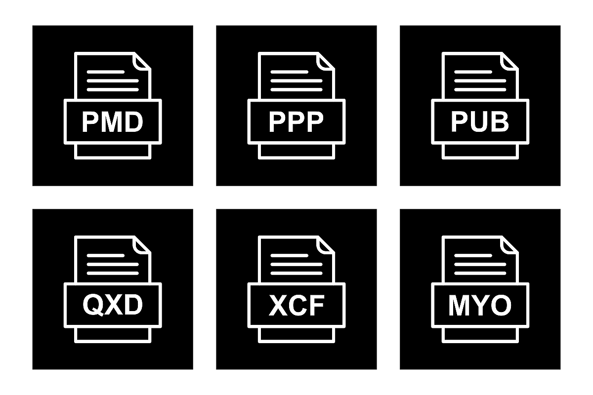 Set Of File Formats Icons example image 1