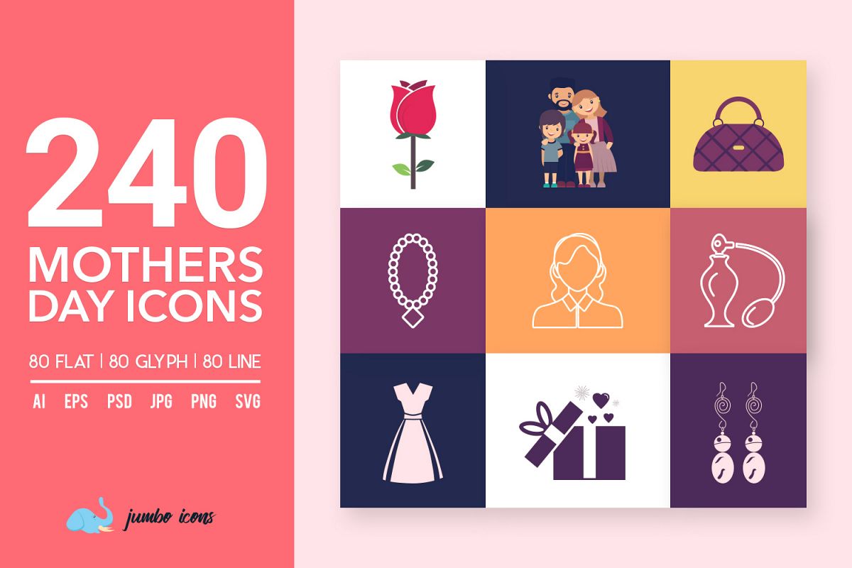 Download Mother's Day Vector Icons Mothers day (86040) | Icons ...
