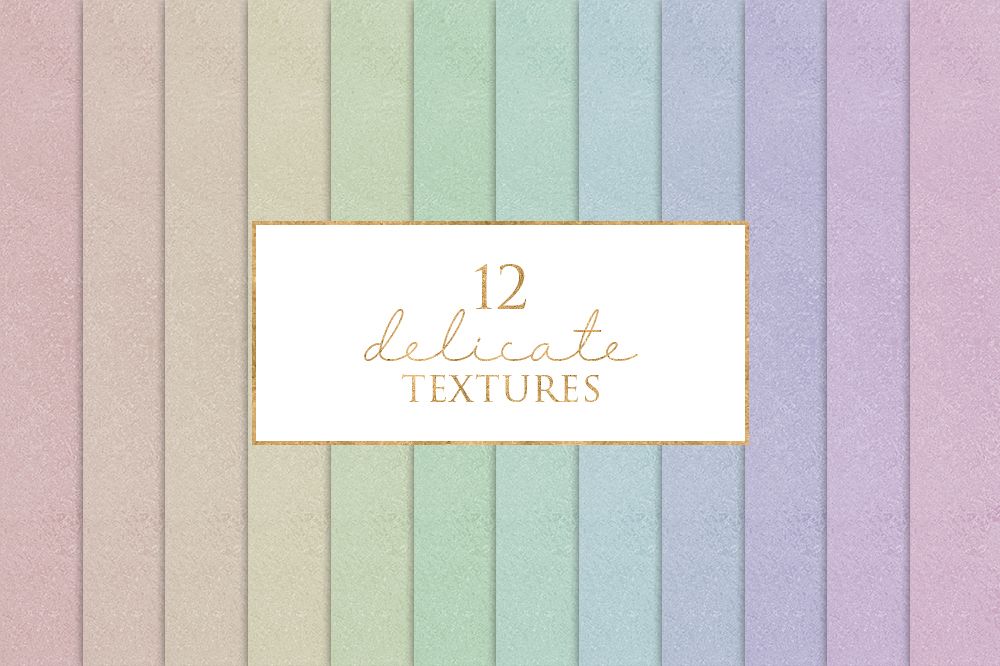 12 Delicate Textures Digital Paper Pack example image 1