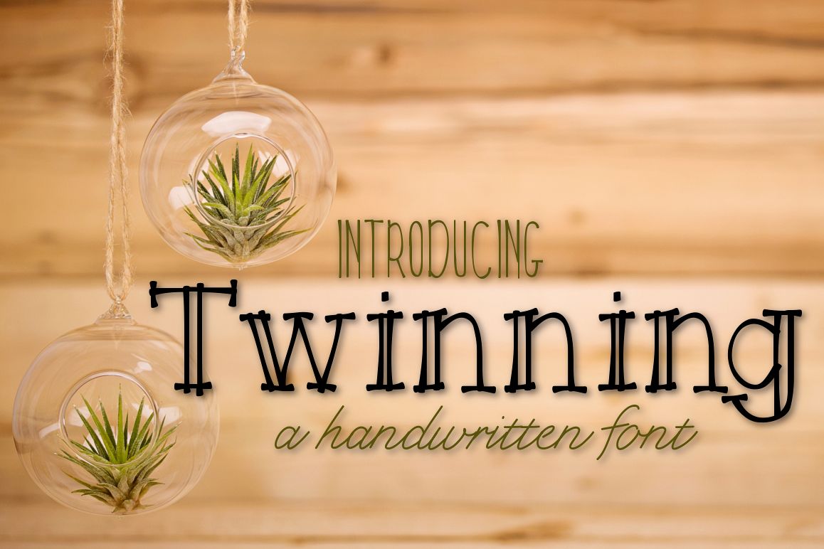 Twinning a Handwritten Font example image 1