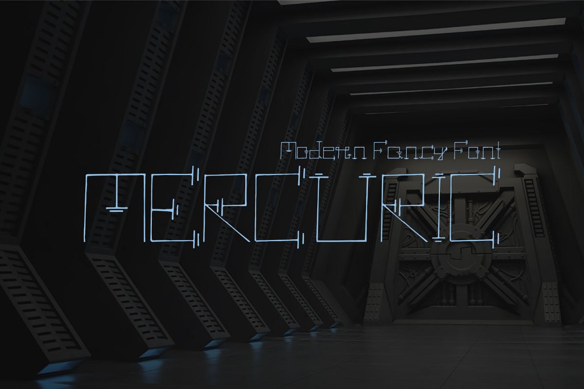 Mercuric Fancy Font example image 1