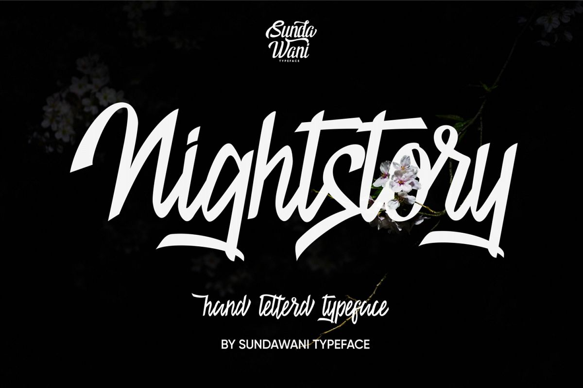 Nightstory Typeface 40% 0ff example image 1