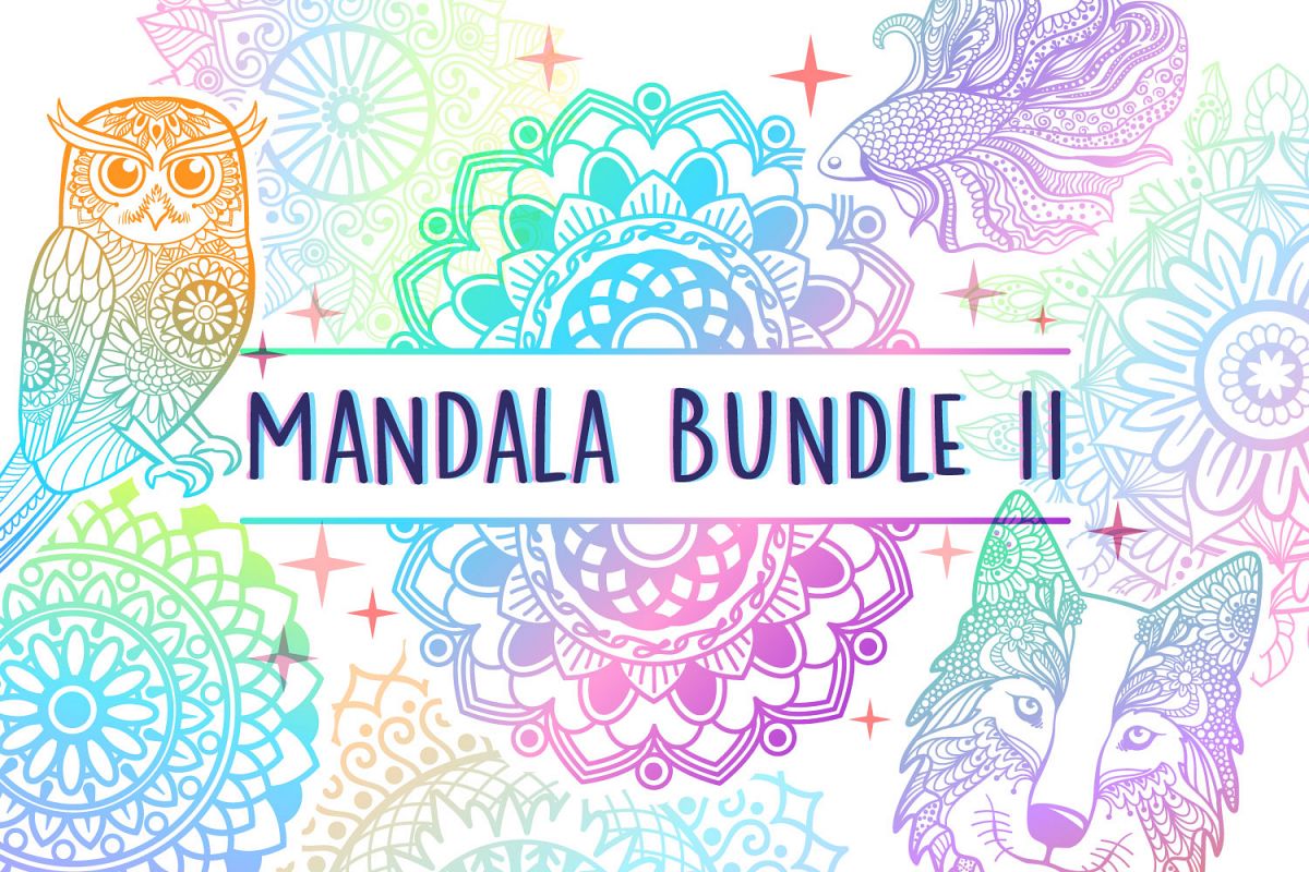 Download Mandala SVG Cut File Bundle II - 25 files