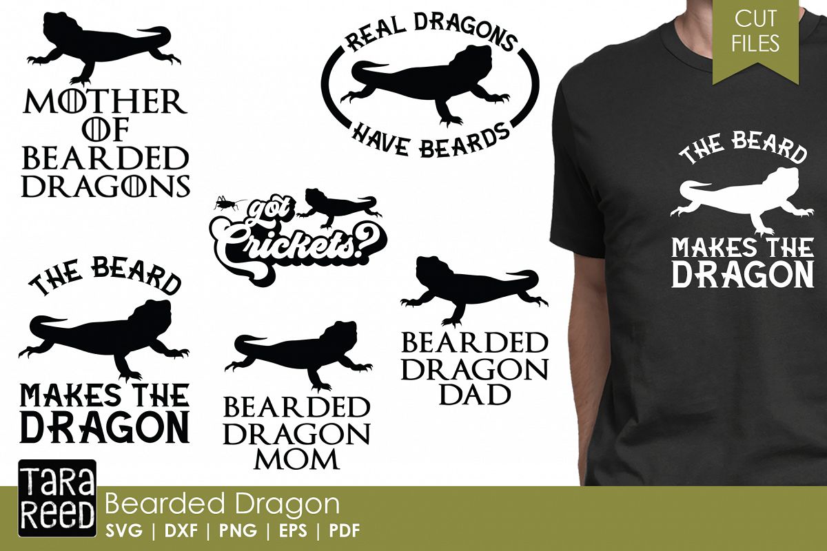 Bearded Dragon SVG and Cut Files for Crafters (255744) Cut Files