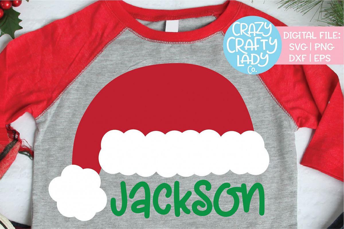Santa Claus Hat Christmas SVG DXF EPS PNG Cut File example image 1