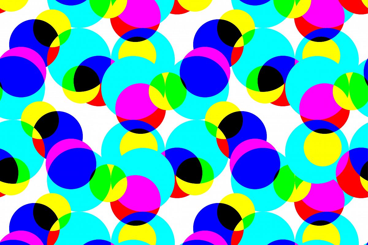 Seamless vector background with abstract geometric pattern. Abstract digital glitch graphic. example image 1