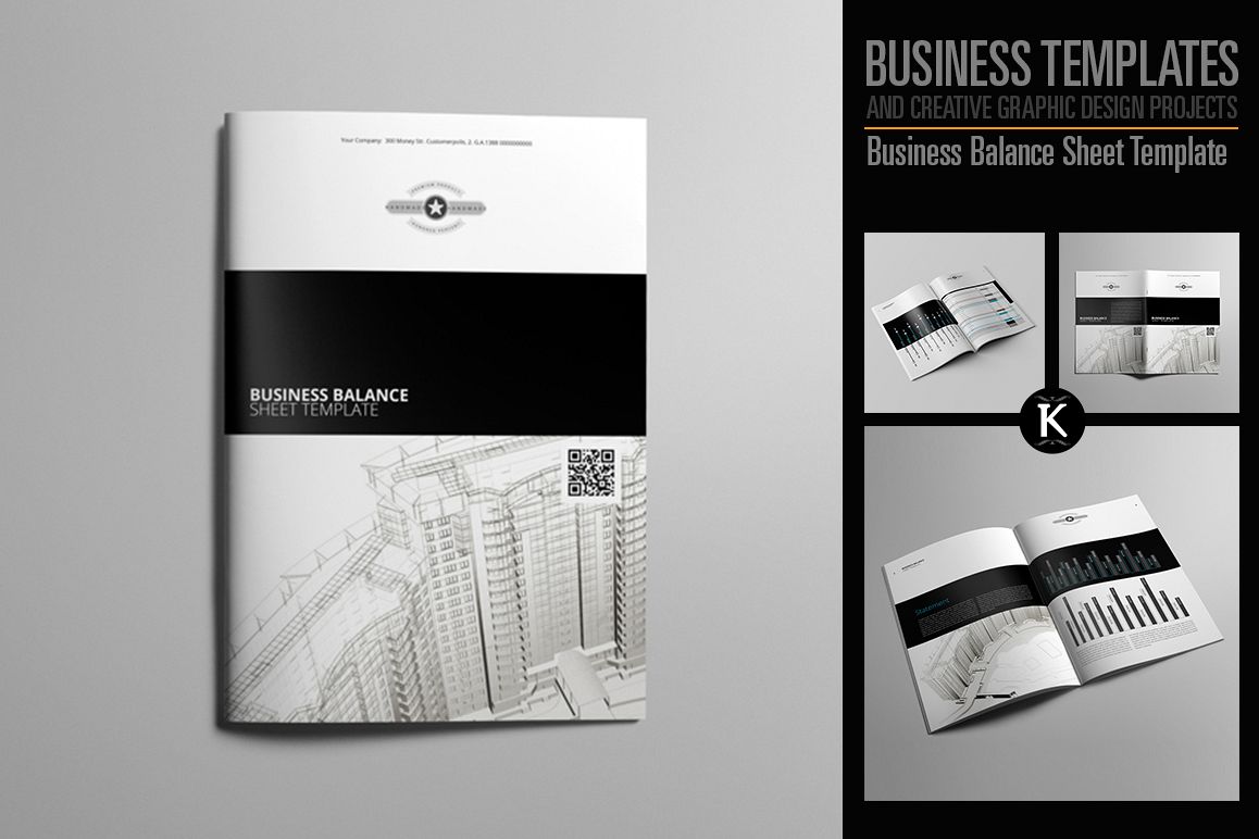 Business Balance Sheet Template example image 1
