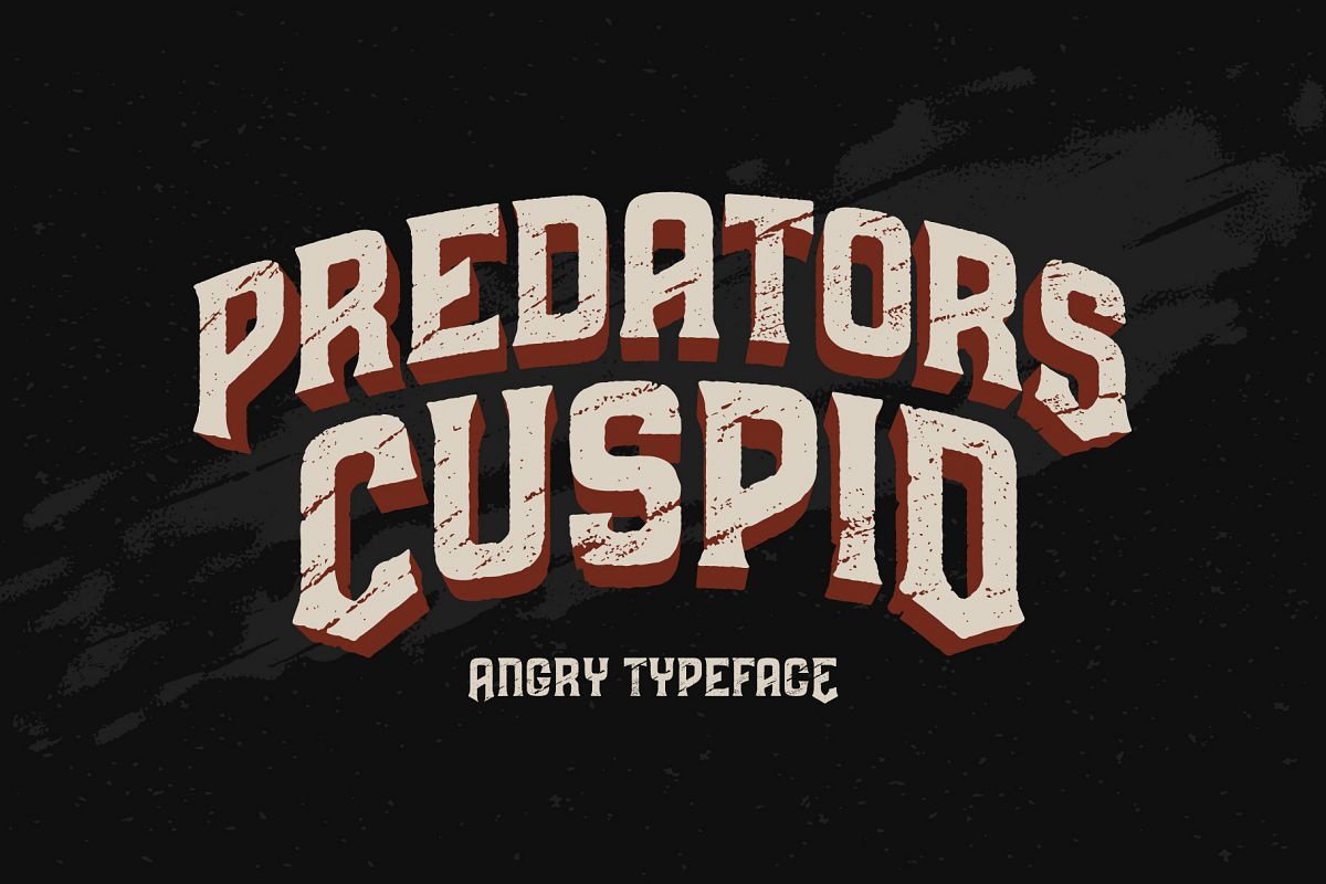 Predators Cuspid font example image 1