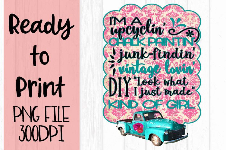 DIY Kind of Girl Ready to Print example image 1