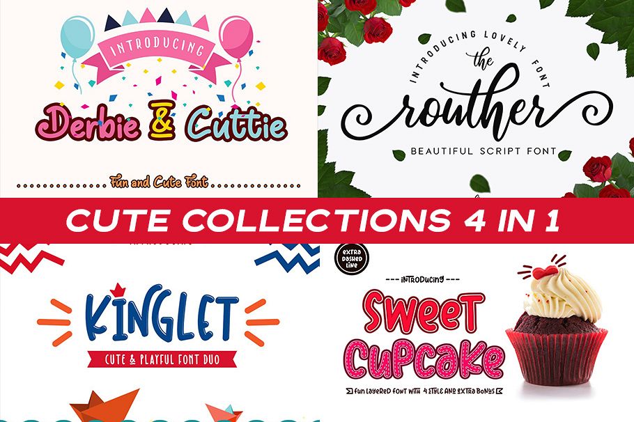Cute Collections 4 in 1 example image 1