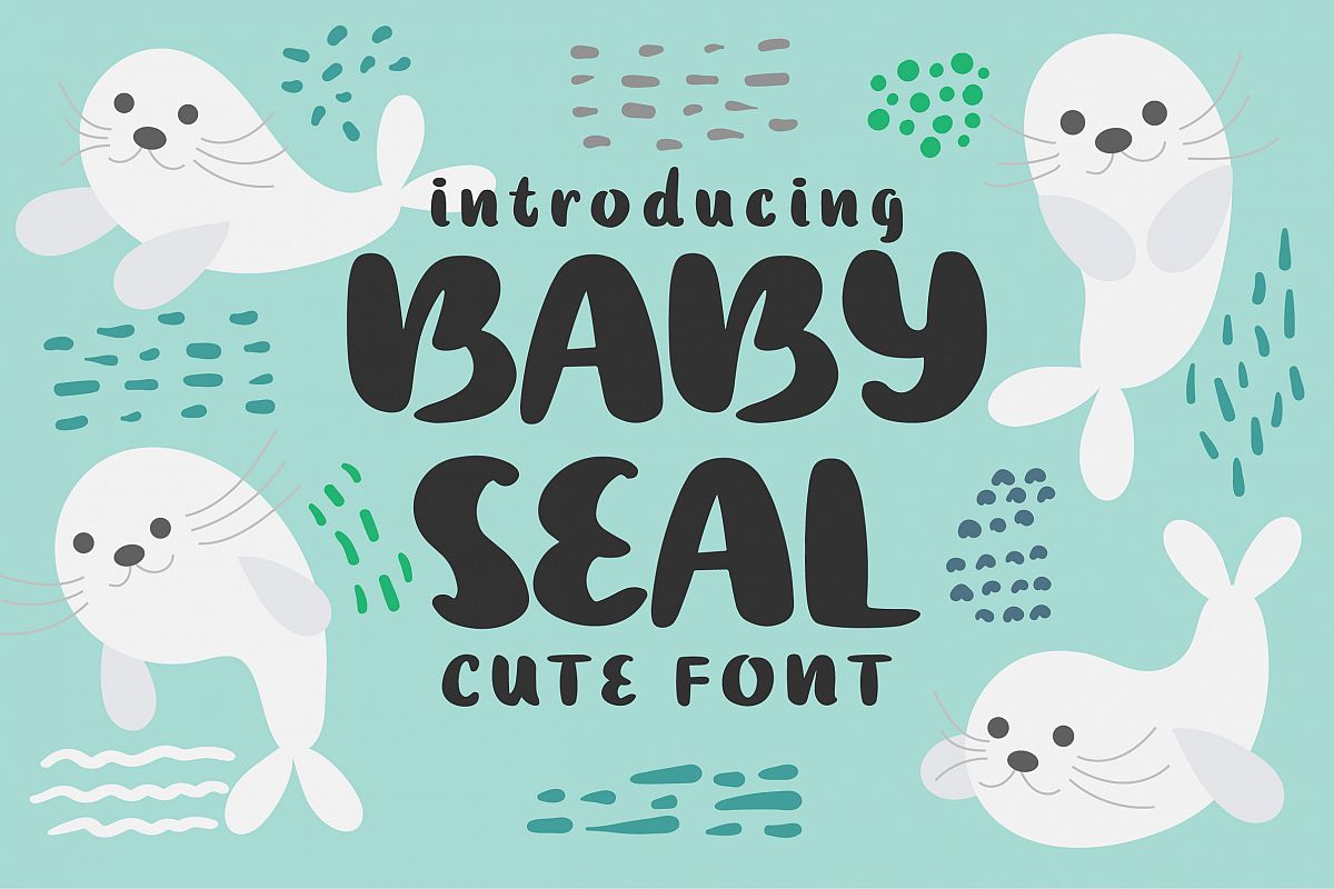 Baby Seal Font example image 1