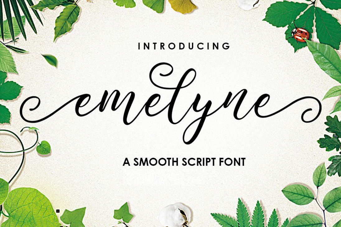 Emelyne Script example image 1
