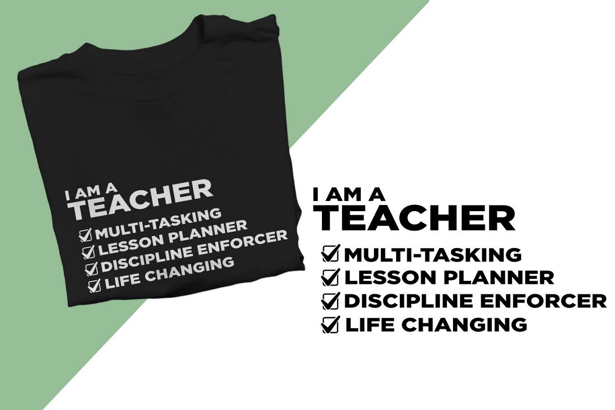 I am a Teacher Printable example image 1