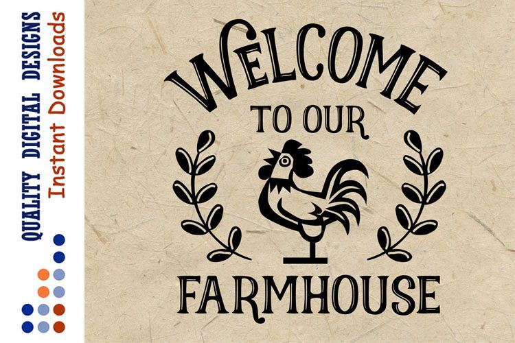 Welcome To Our Farmhouse Svg example image 1