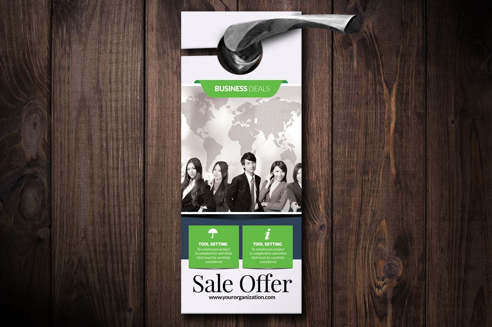 Human Resources Consulting Door Hangers example image 1