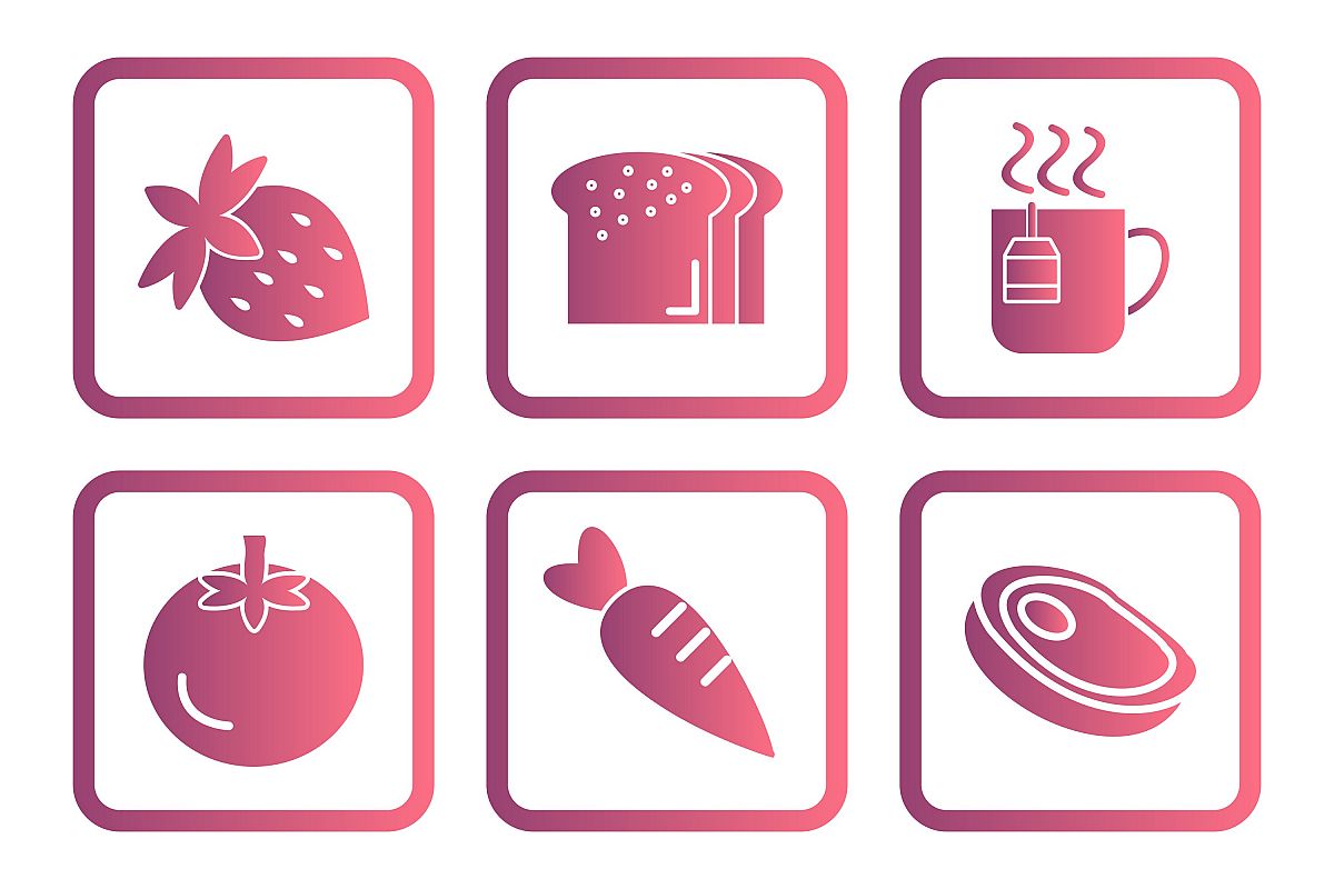 Set Of Food Icons example image 1