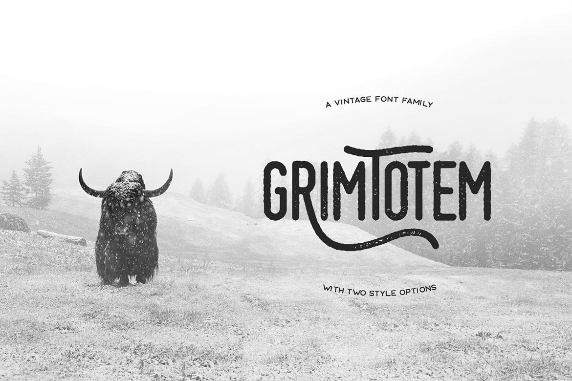 Grimtotem Typeface example image 1