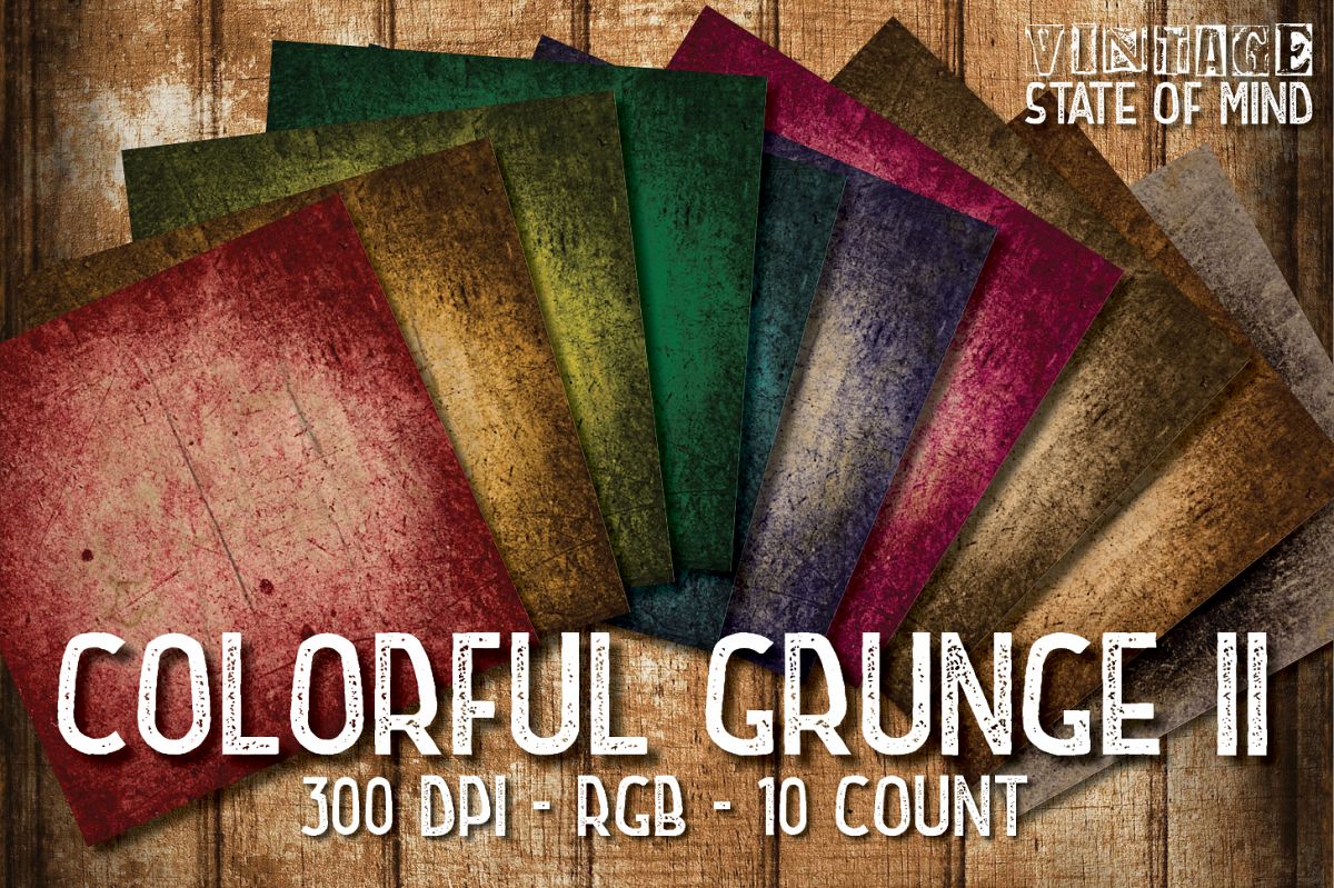 Vintage Digital Papers example image 1