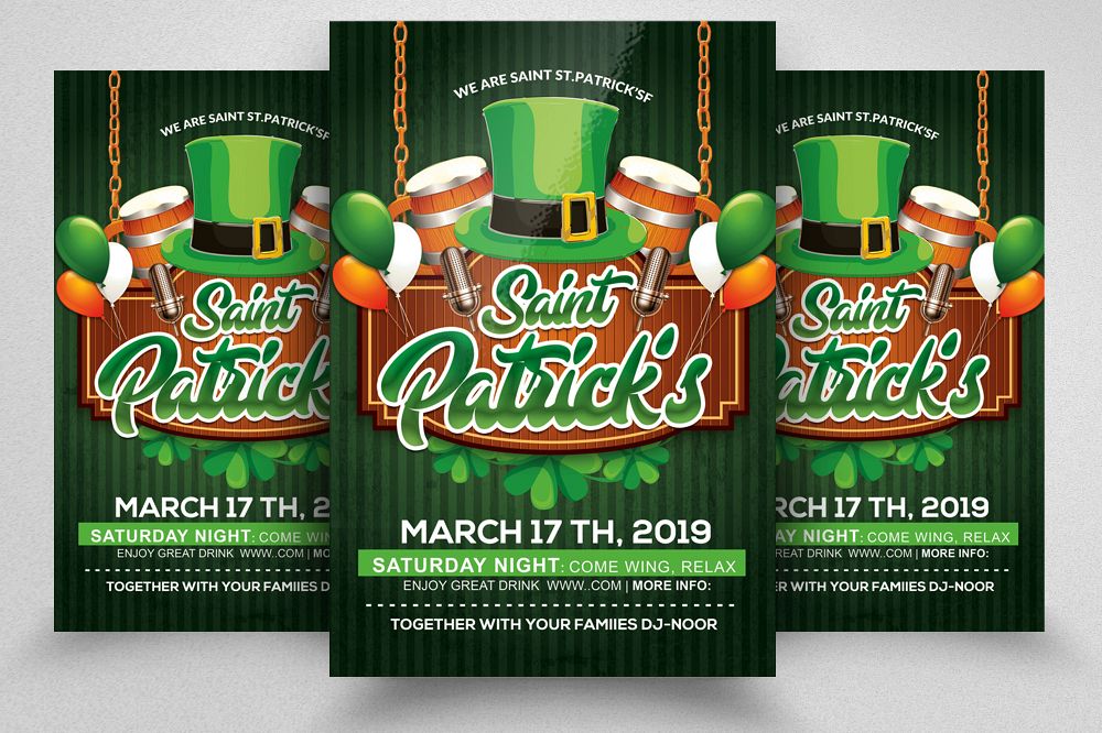 St. Patricks Day Flyer Template example image 1