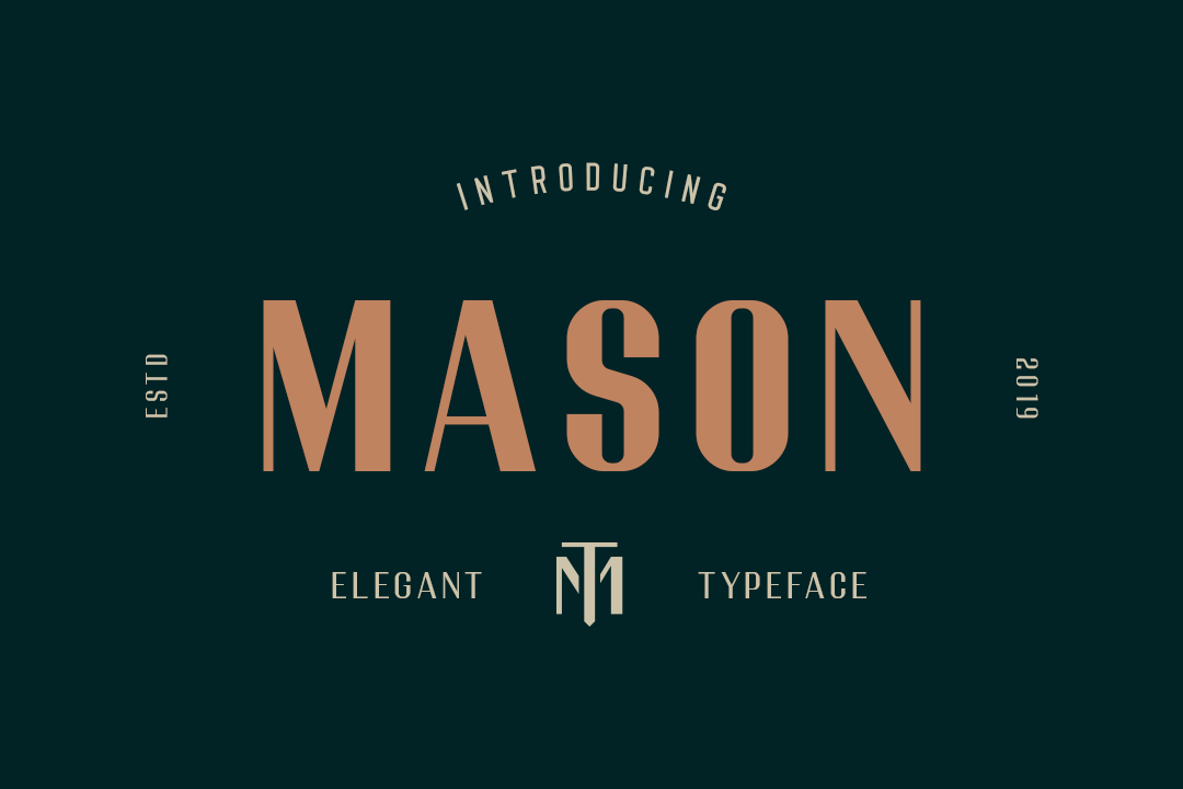 Mason Elegant Typeface example image 1
