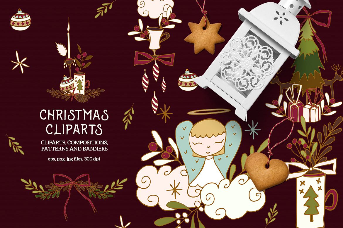 Christmas Cliparts example image 1