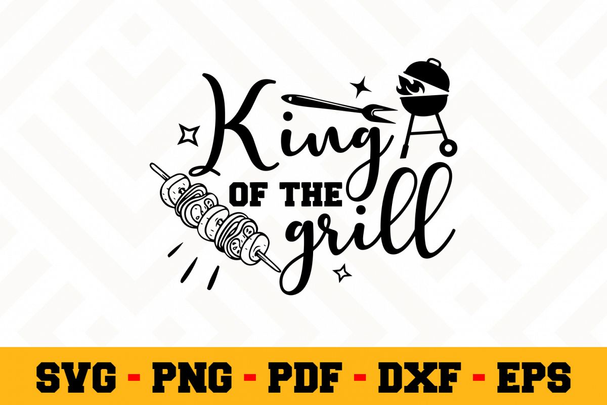 BBQ SVG Design n611 | Barbecue Grill SVG Cut File example image 1
