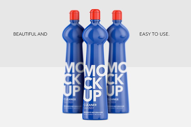 Cleaner Bottle - Glossy - Front View example image 1