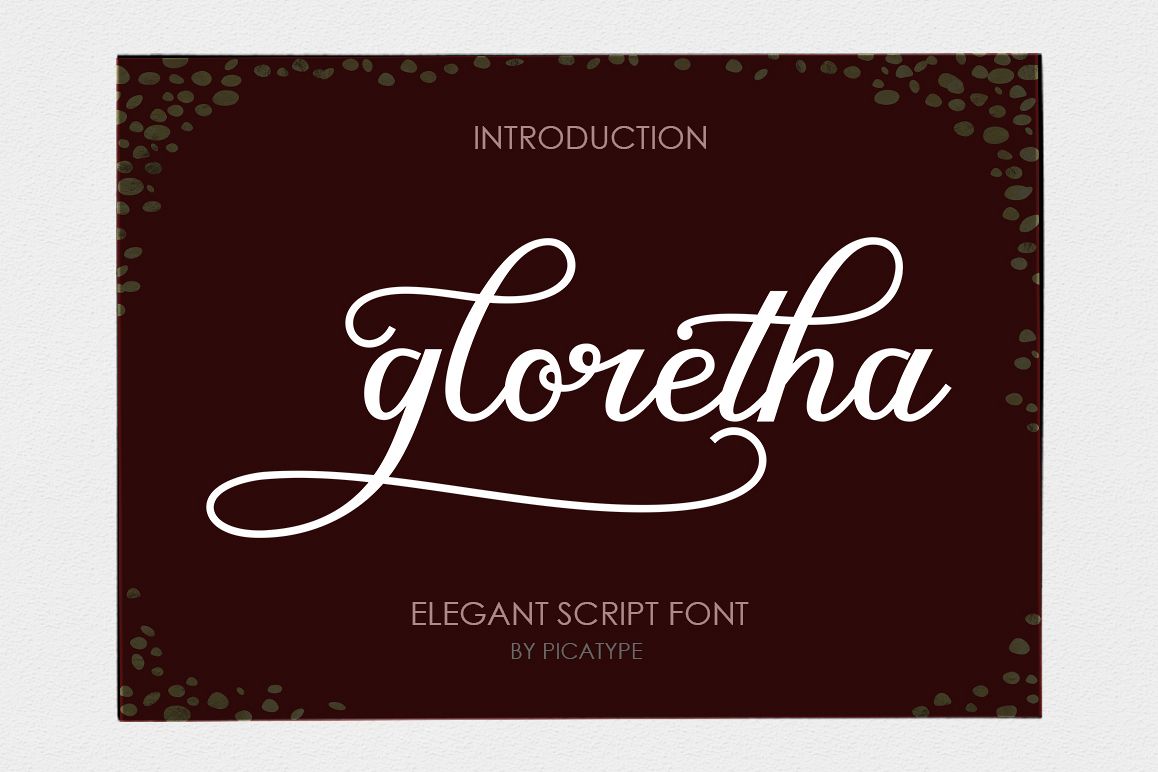 Gloretha Script example image 1