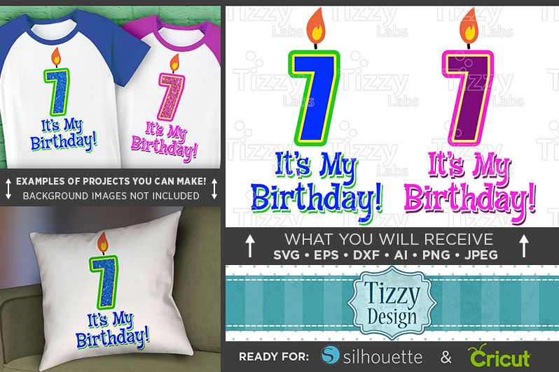 7th Birthday Svg - Its My Birthday SVG Birthday Shirt - 1034 example image 1