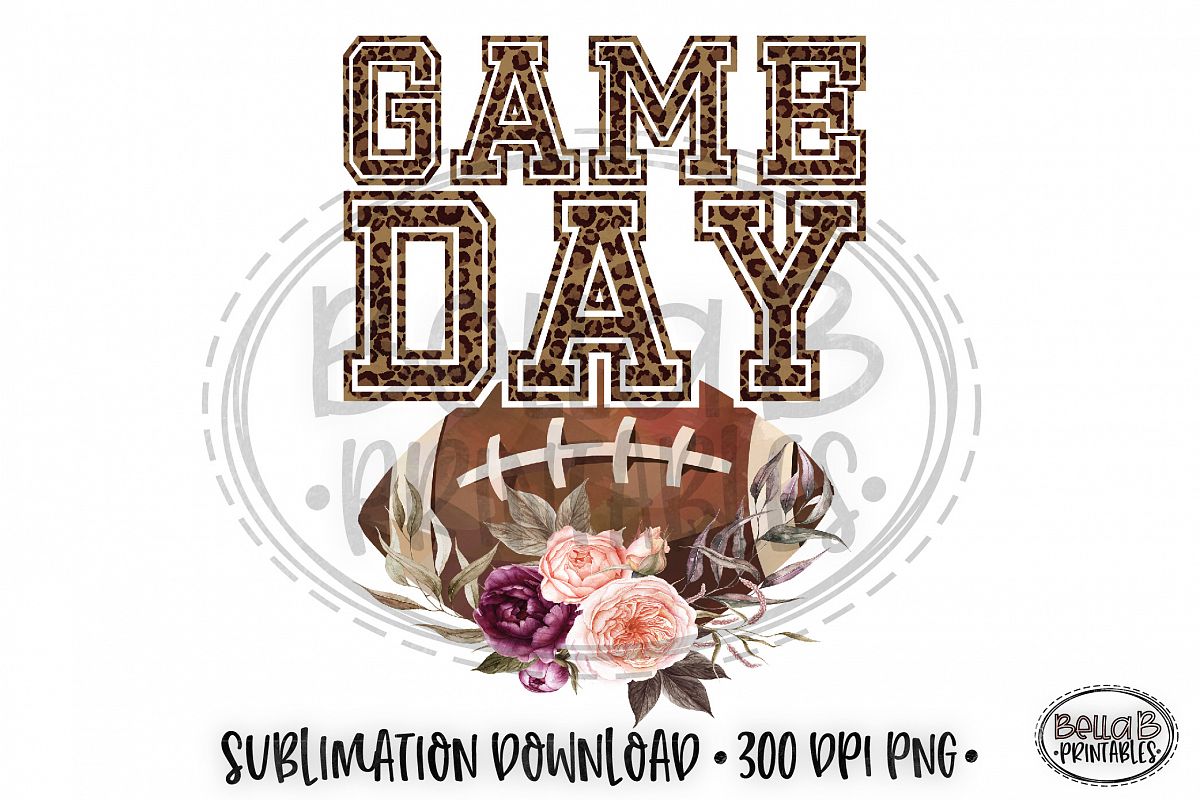 Game Day Sublimation, Football Sublimation Design example image 1