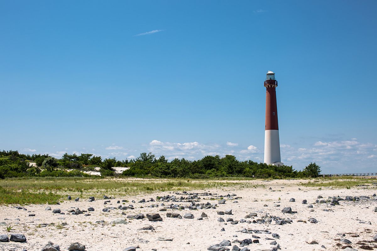 Lighthouse on sunny day example image 1